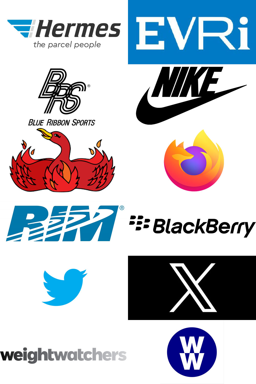 A large selection of logos