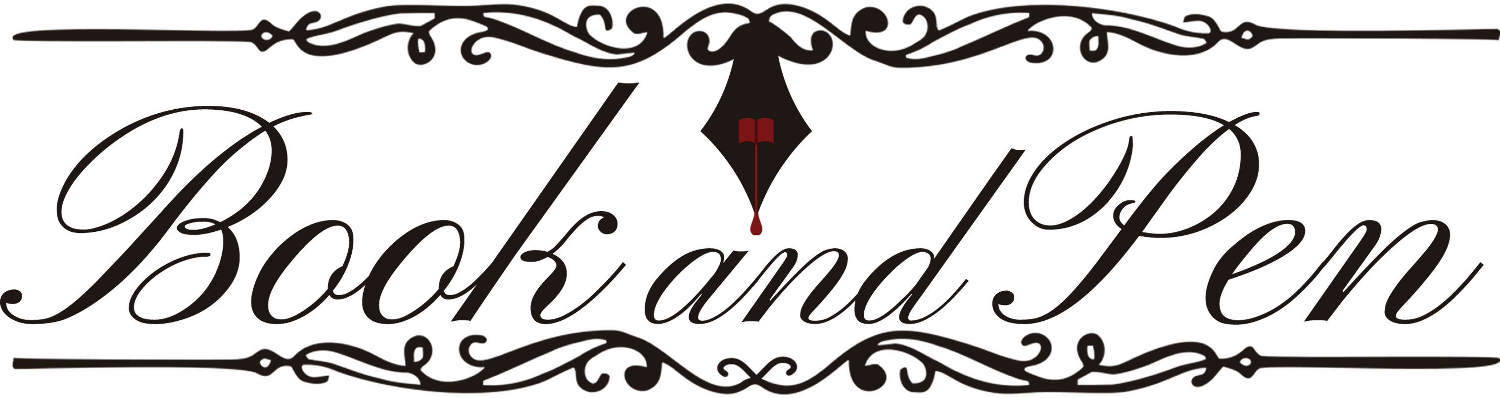 logo reading book and pen