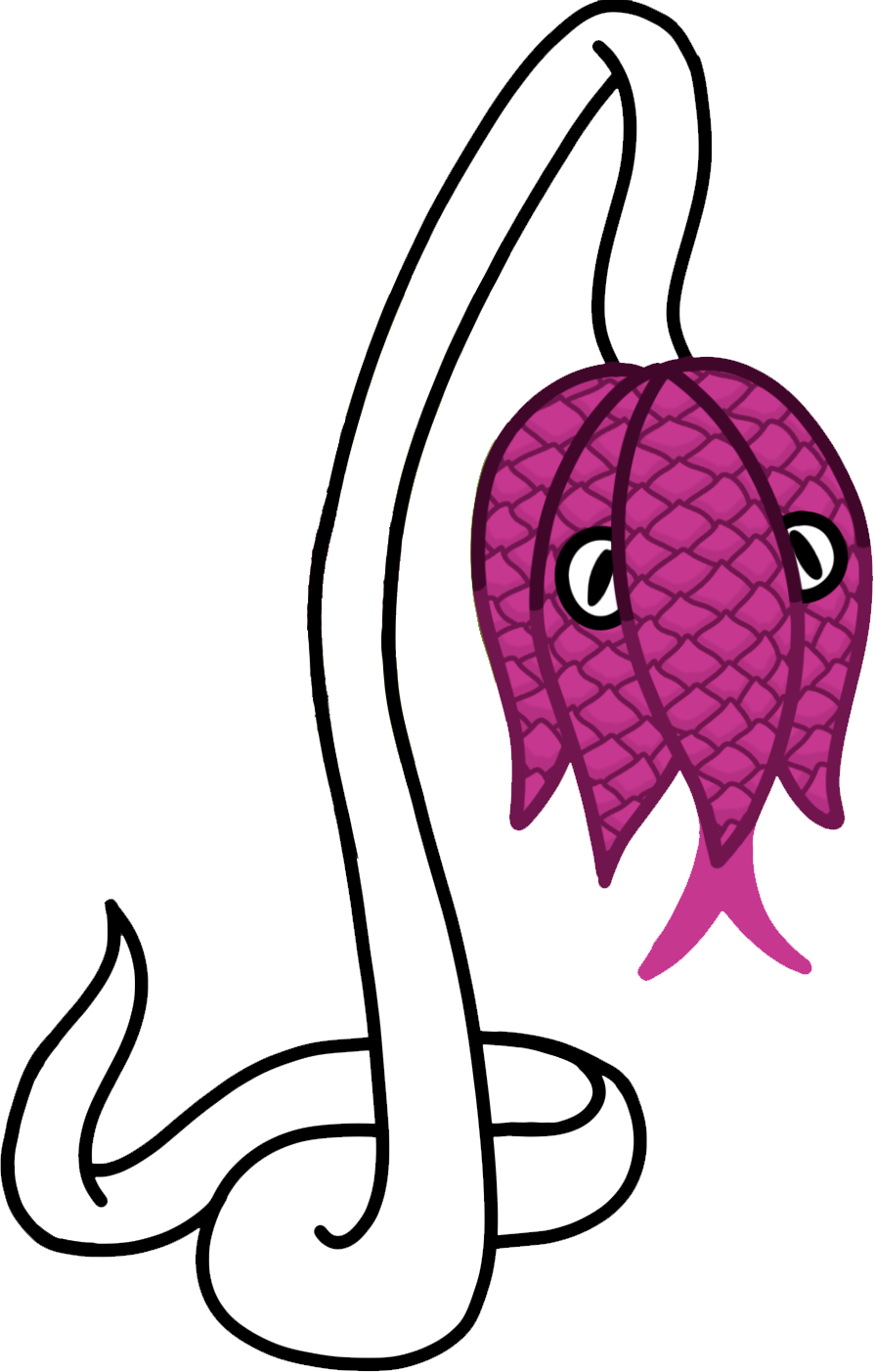 an illustration of a snake's head fritillary