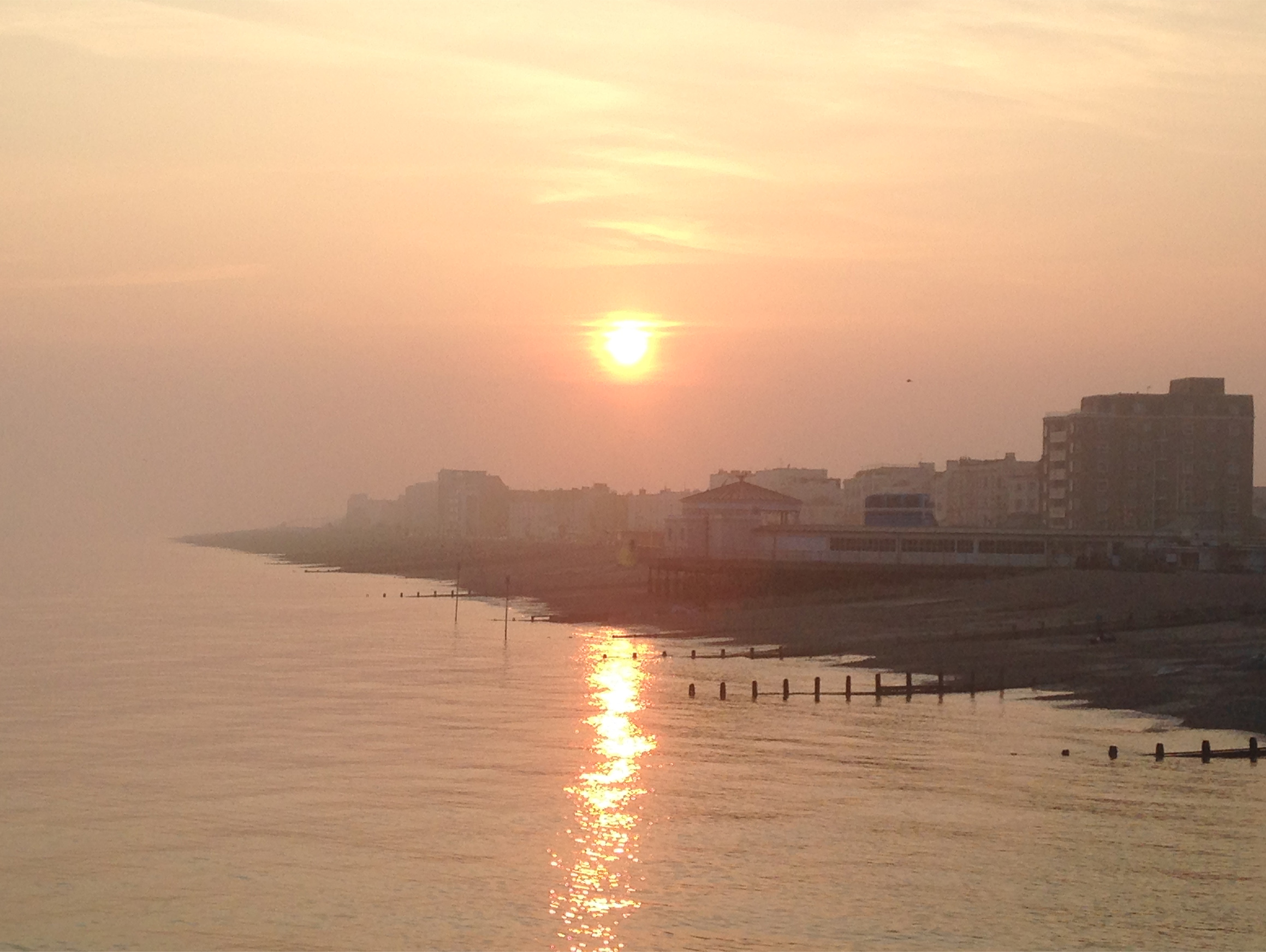 Sunset on the beach