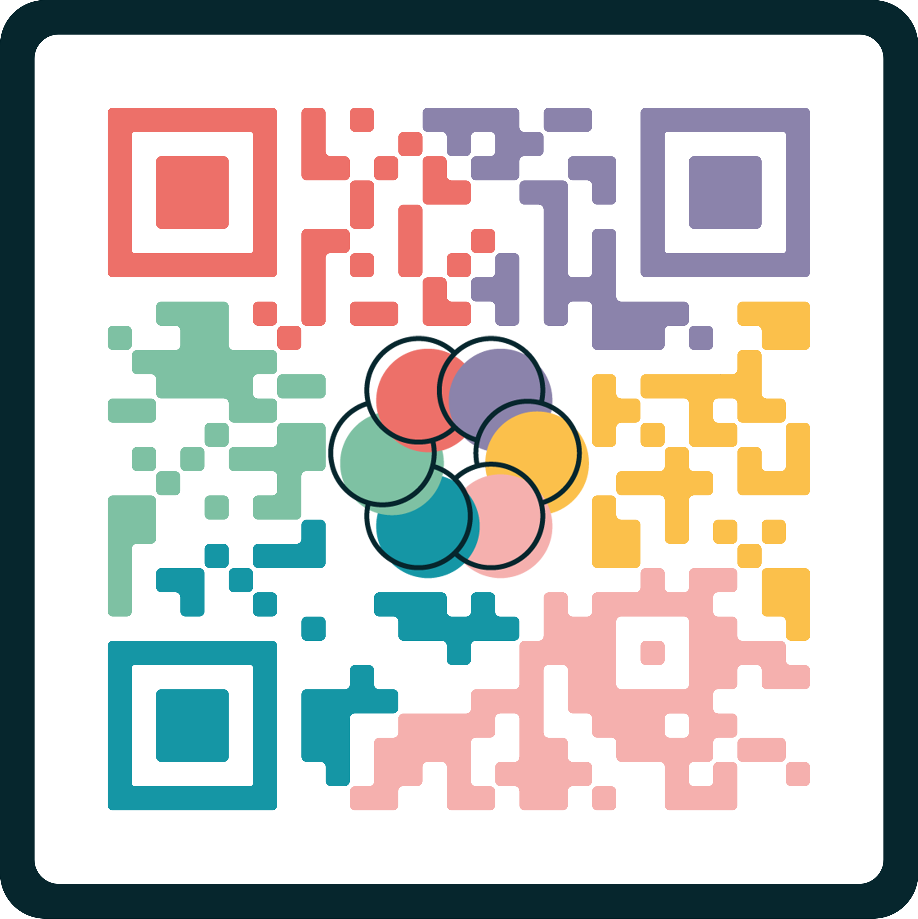 QR code to transmedia with logo
